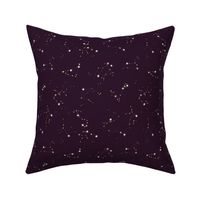 Zodiac Constellations / Dark Violet