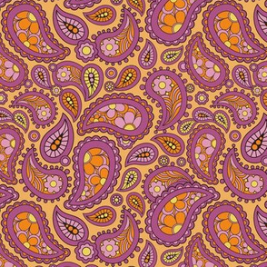 Groovy Paisley Pink