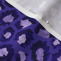 purple animal print - dark purple background