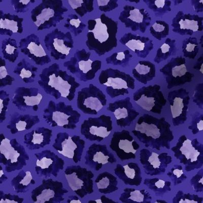 purple animal print - dark purple background