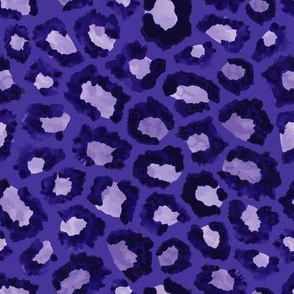 purple animal print - dark purple background