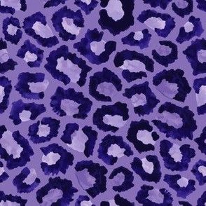Purple animal print - light purple background