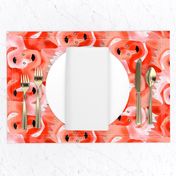 Tesselating Coral Flamingoes