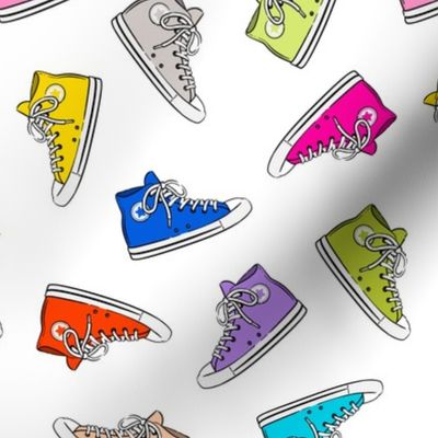 Retro Shoes - bright multi  toss - Chucks