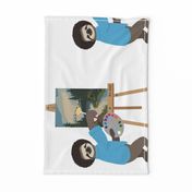 Bob Sloth Fat Quarter by ArtfulFreddy