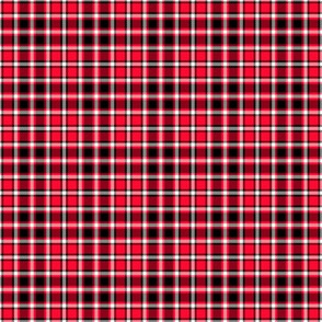 White Black and Red Plaid