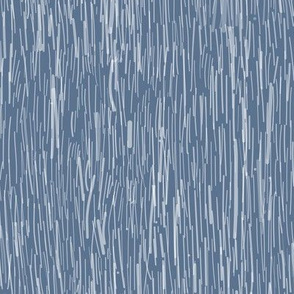 RAIN basic texture simple modern stripe on storm blue white lines