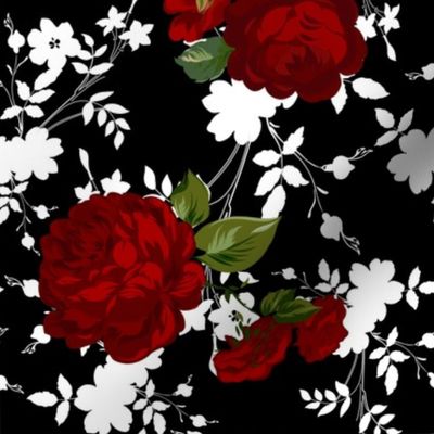 Red Roses Pattern