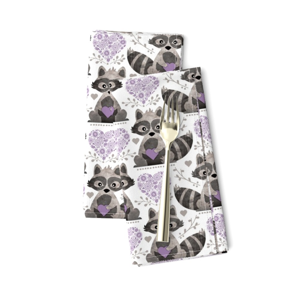 Raccoon's Valentine - Lavender