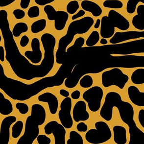 King Cheetah Print in Classic Black + Tan