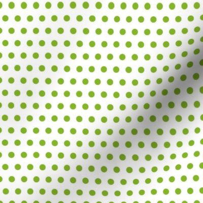 lime polka dot