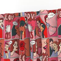 Large Scale Pop Art Comic Valentine