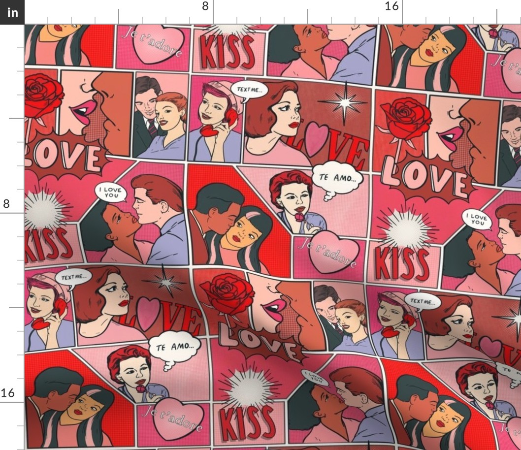 Large Scale Pop Art Comic Valentine