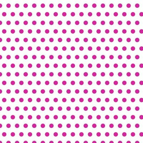 magenta polka dot