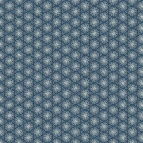 Mandala Pattern Smoky Blue