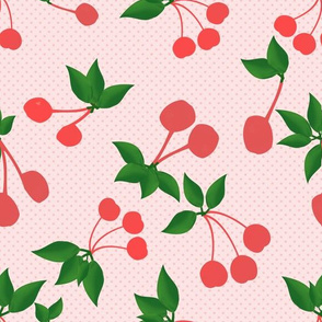 Cherries and Dots Rockabilly