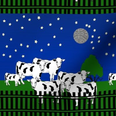 Cows Dreaming About the Moon