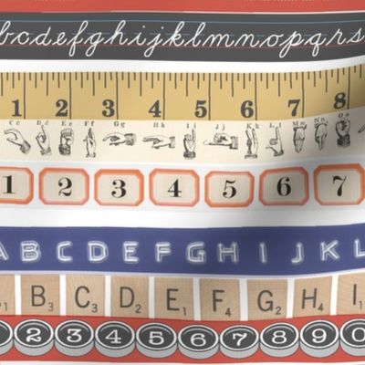 Washi Tape (Letters and Numbers)