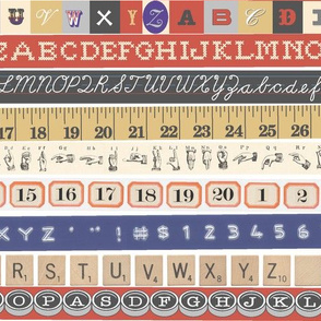 Washi Tape (Letters and Numbers)