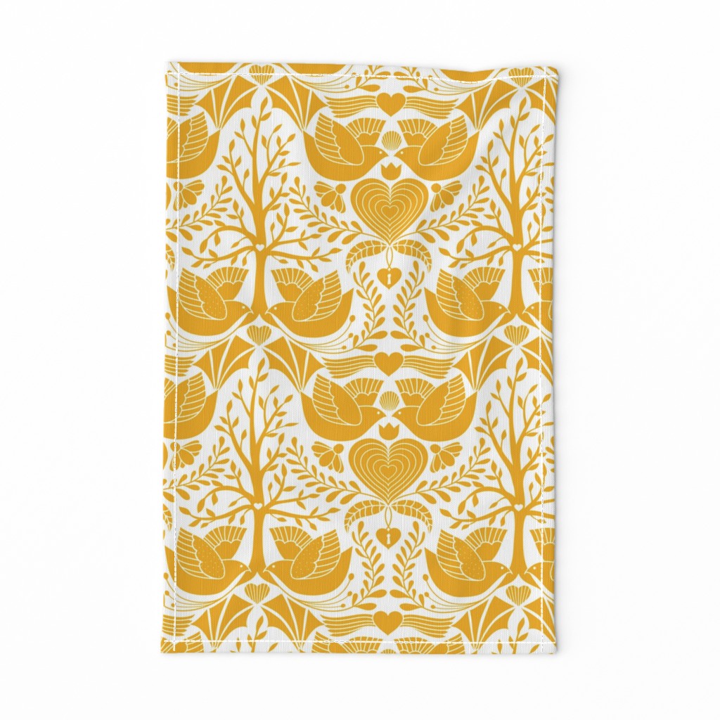 valentine tree of life damask  