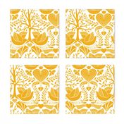 valentine tree of life damask  