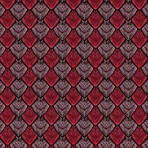 Dragon Scales - Bright Red