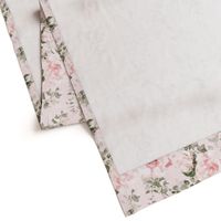 14" Lush greenery and florals - double on pink