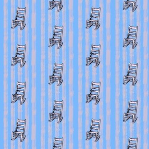 Rocking Chair Stripe in Pastels
