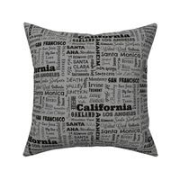 Cities of California, standard gray