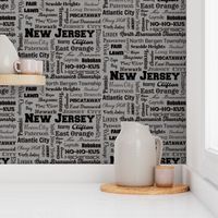 New Jersey cities,  standard gray