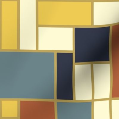 Mondrian in bayeux hues