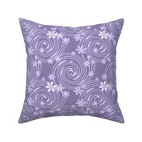 Beautiful  lilac  color floral pattern