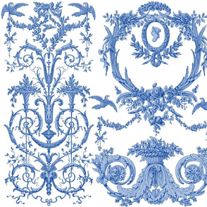 Capetian Toile blueberry 2