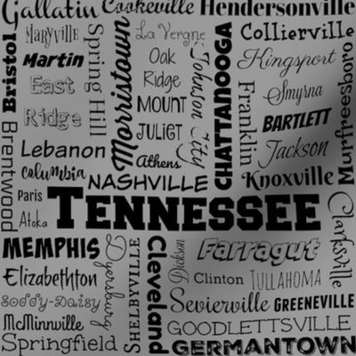 Tennessee cities, std gray