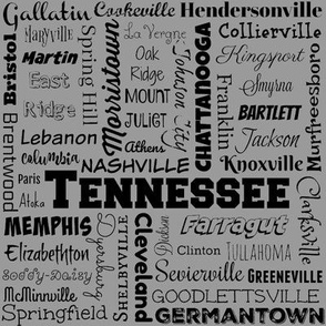 Tennessee cities, std gray