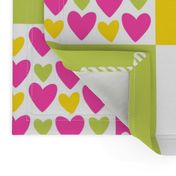 LOVE Bohemian Patch Cheater Fake Quilt Wholecloth 