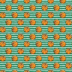 (1/2" scale) Basketball - Green Stripes -  Sports C18BS