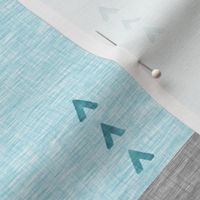 Wild And Free Horses Quilt - Aqua And black