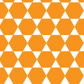 Orange hexagon