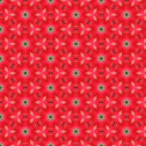 Beautiful Red and Green Pattern