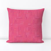 Pink Boro Embroidery