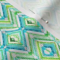 Zig Zag knit in aqua