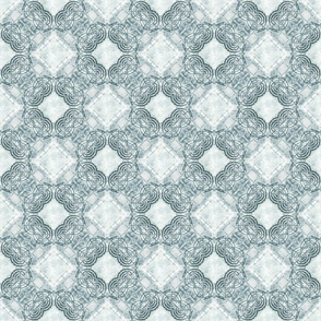 Egyptian Style Pattern in Gray Green