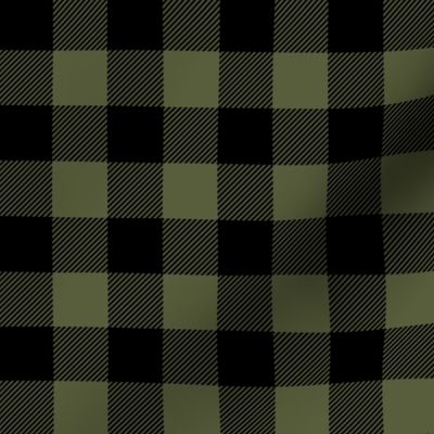 Buffalo Plaid - Green and Black C18BS