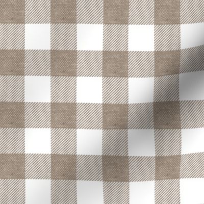 Brown plaid - safari (neutrals) wholecloth coordinate