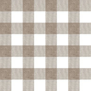 Brown plaid - safari (neutrals) wholecloth coordinate