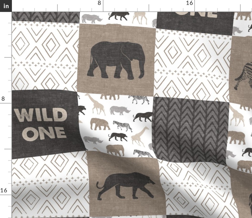 Wild One - Safari Wholecloth - Neutrals