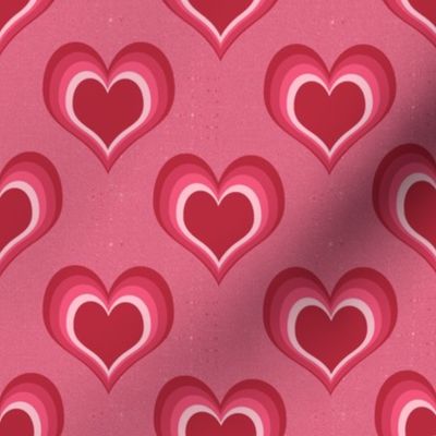 Quilting in Pink Design No 15 Valentine Holiday Hearts Polka Dots