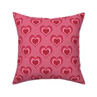 Quilting in Pink Design No 15 Valentine Holiday Hearts Polka Dots