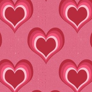 Quilting in Pink Design No 15 Valentine Holiday Hearts Polka Dots